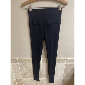 Tan Lines Reformation Ribbed Legging Small Black ankle